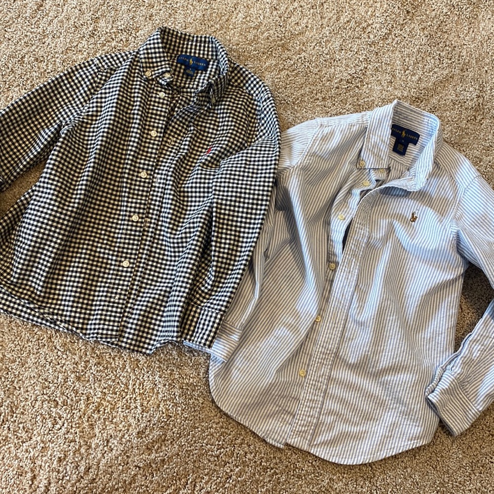 EUC 2-pack of Ralph Lauren button downs